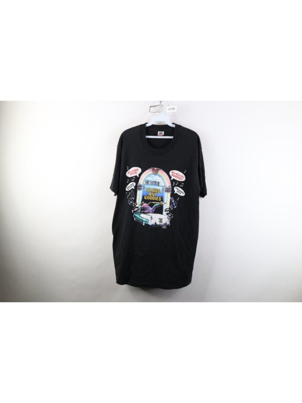 Vintage 90s Mens Large Faded Oldies But Goodies Juke Box Hot Rod T-Shirt USA